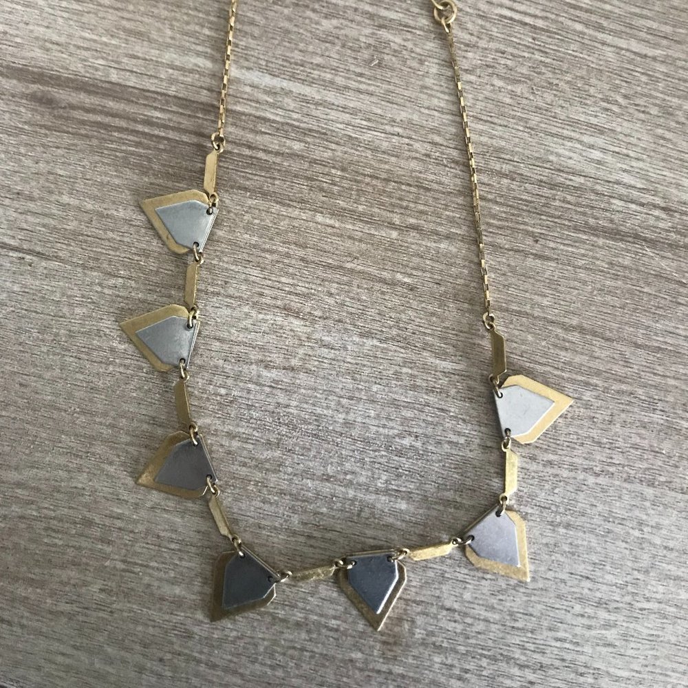 Silver and Gold J.Crew Necklace